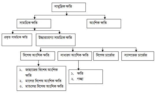 সামুদ্রিক ক্ষতির প্রকারভেদ